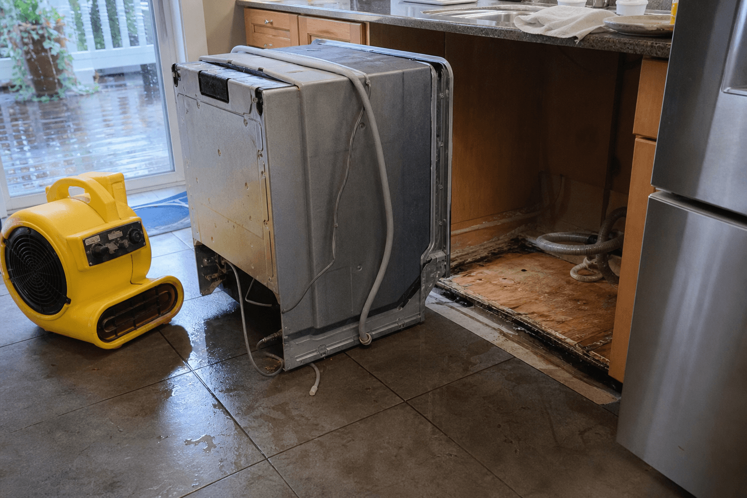 Appliance Leak Cleanup in Burnaby