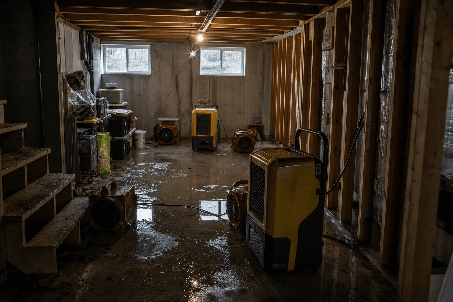 Basement Flooding & Restoration in Burnaby