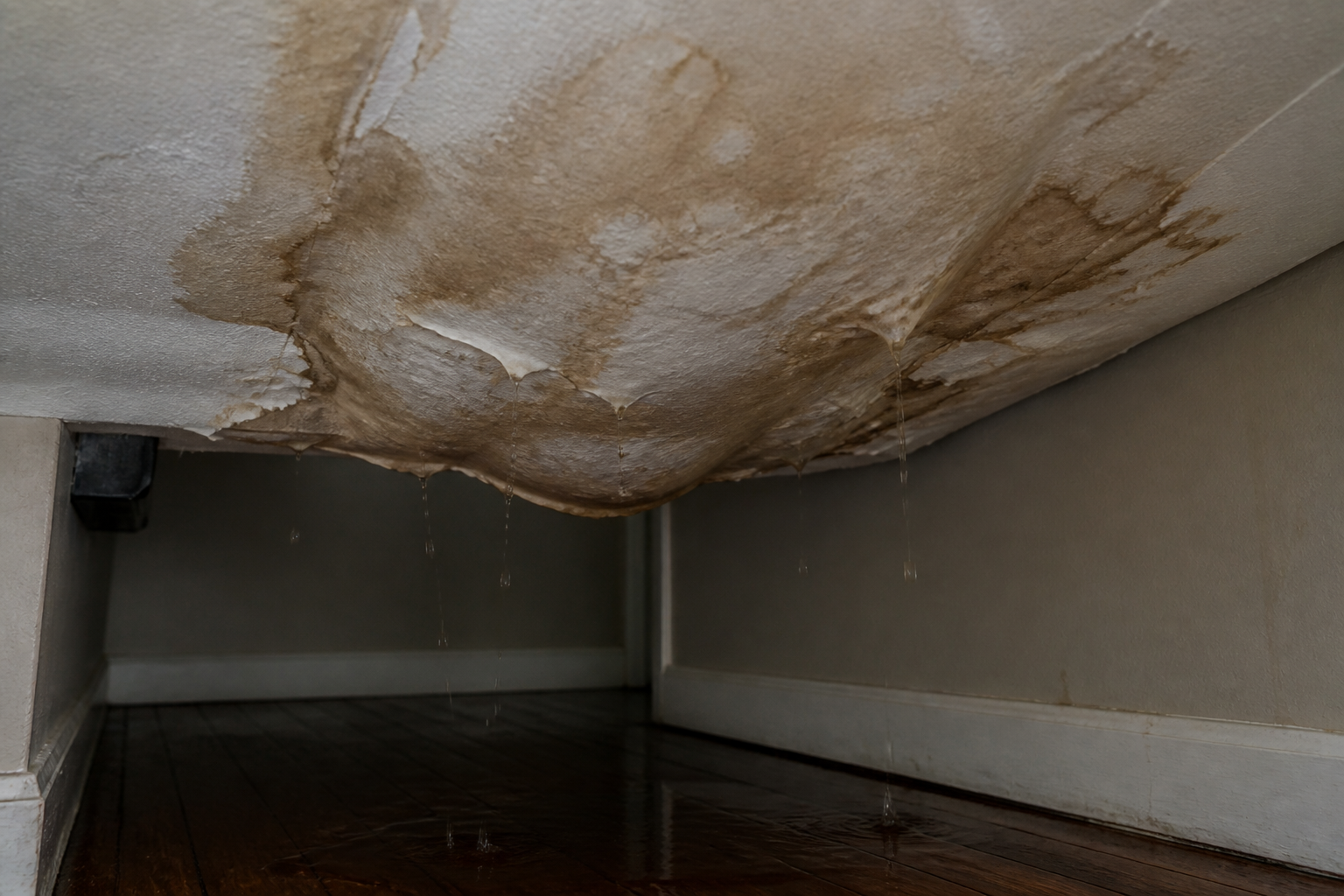 Ceiling Water Damage Repair in Burnaby